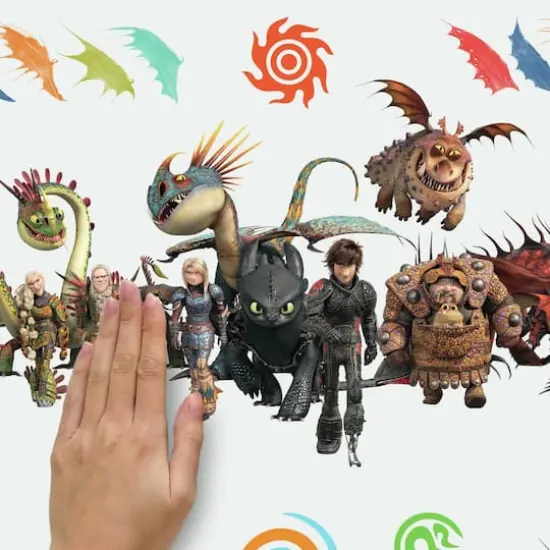 RoomMates How to Train Your Dragon: The Hidden World Wall Decals {4}