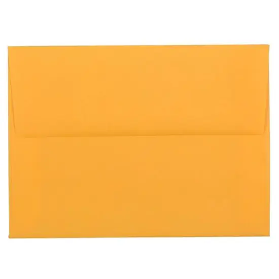 JAM Paper A6 Colored Invitation Envelopes, 50ct. Ultra Orange {2}
