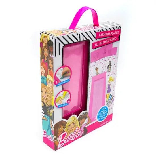 Barbie&trade; Fashion Plates Rubbing Kit {6}