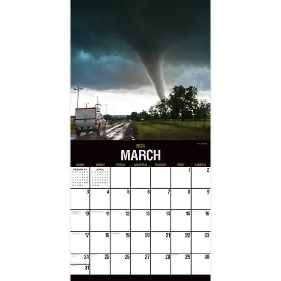 TF Publishing 2024 Weather Wall Calendar {4}