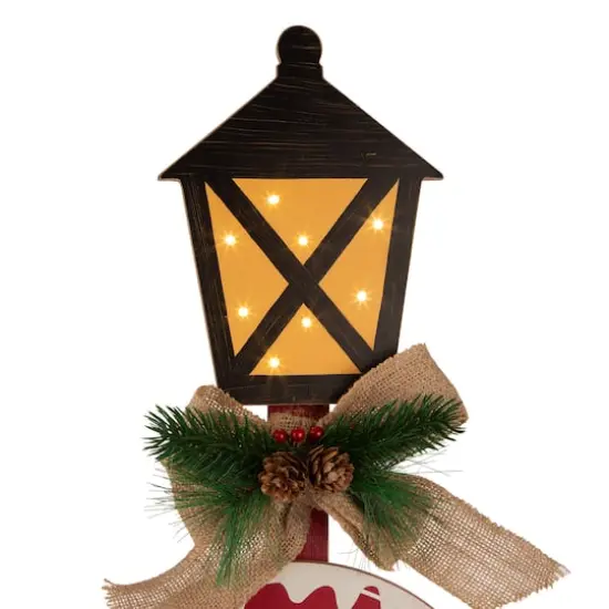 Glitzhome&reg; 3.5ft. LED Christmas Yard Stake with Timer {6}