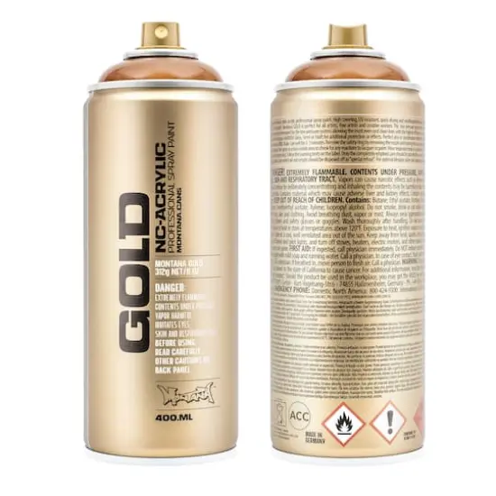 Montana&trade; Cans GOLD Transparent Spray Paint, 400mL T8310 Transparent Hazelnut {1}