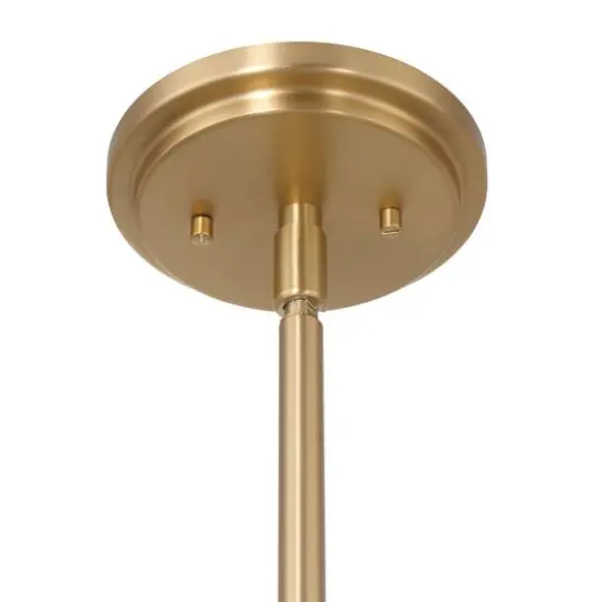 Hello Honey&reg; Kent Industrial Oversized Caged Metal Ceiling Light Black/Gold {12}