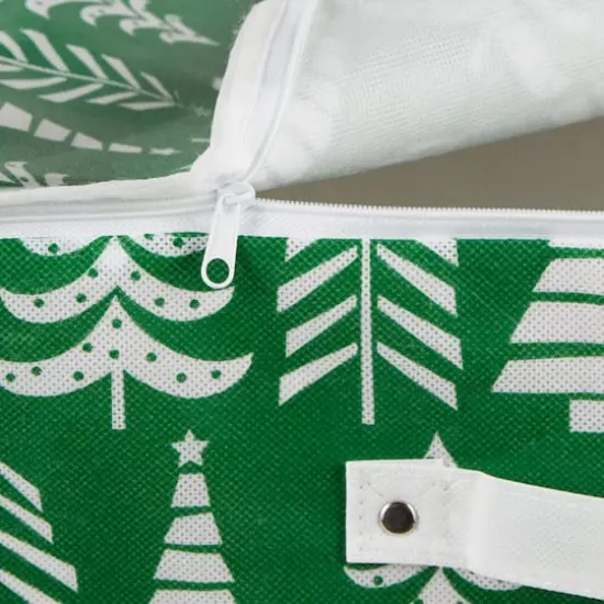 DII&reg; Triple Christmas Tree Print Large Ornament Storage {7}