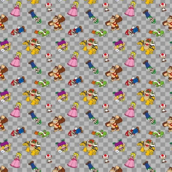Nintendo&reg; Super Mario Character Cotton Fabric {1}