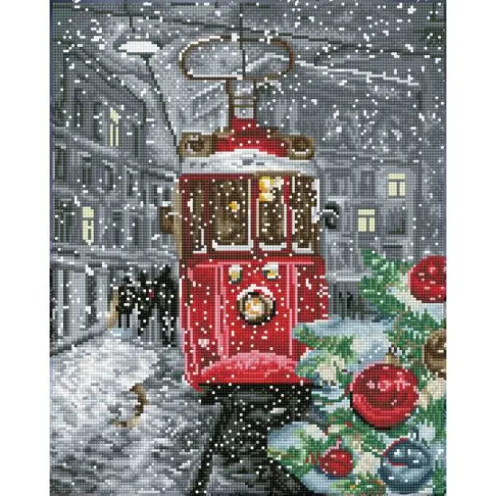 Diamond Art Holiday Streetcar Advanced Kit {1}