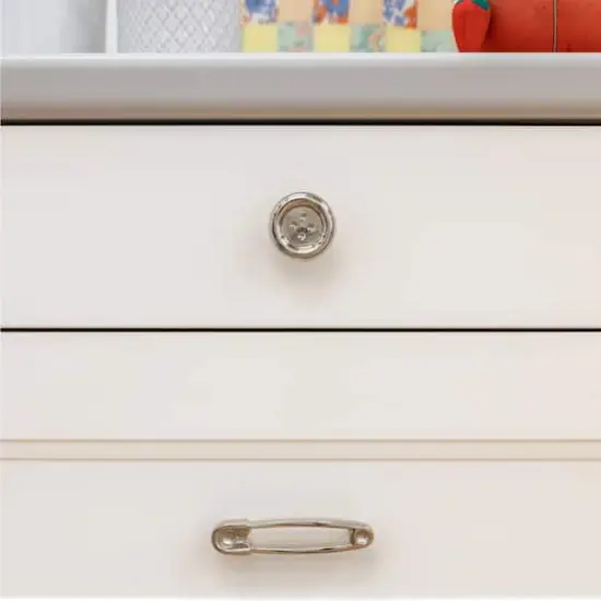 Dritz&reg; Nickel Safety Pin Cabinet Pull {3}