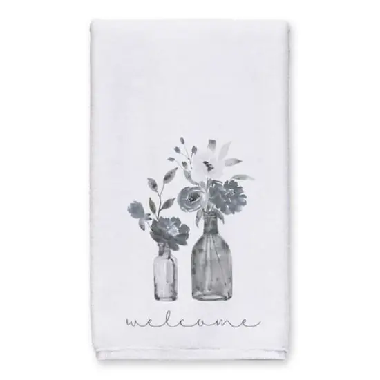 Welcome Floral Hand Towel Set {3}