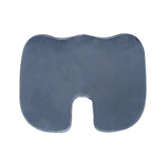Memory Foam Coccyx Cushion Grey {4}