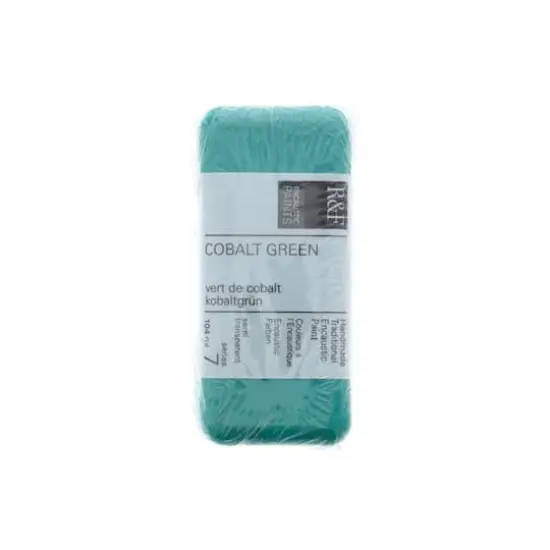 R&F&reg; Encaustic Paint Cake, 104mL Cobalt Green Light {1}