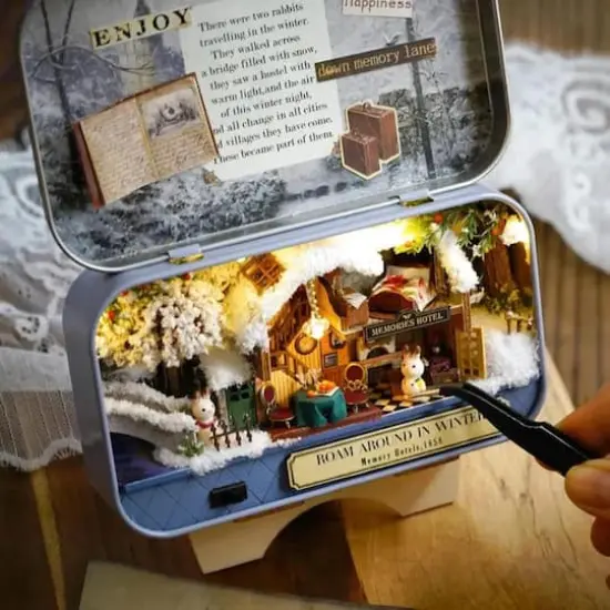 Wizardi Miniature Roombox: Roam Around in Winter {4}