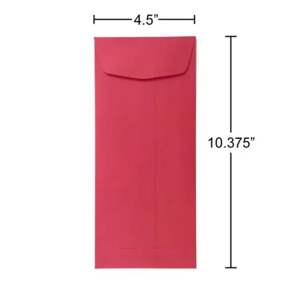JAM Paper #11 Policy Colored Envelopes, 50ct. Red {6}