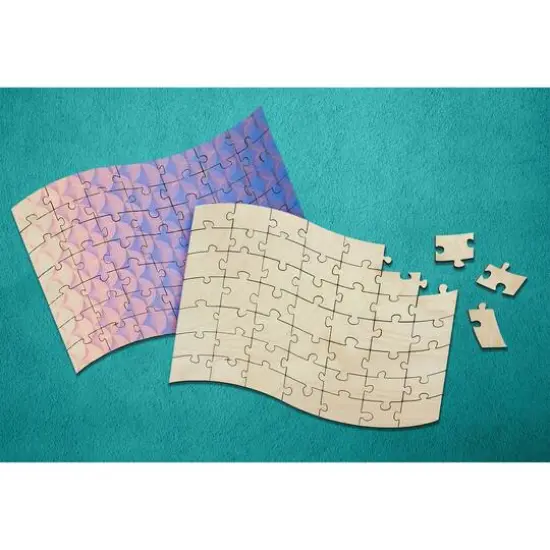 Leisure Arts&reg; Large Flag D.I.Y. Wood Puzzle {5}