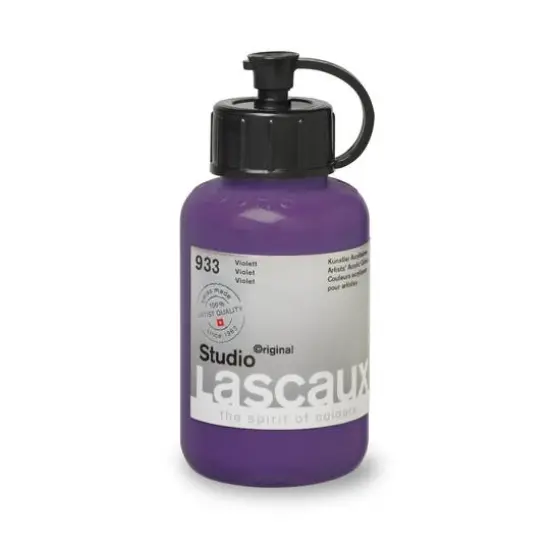 Lascaux Studio Acrylic Paint, 85mL 933 Violet {4}
