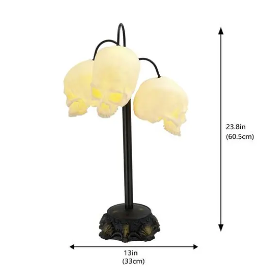 3ct. Warm White LED Skull Lamp by Ashland&reg; {5}
