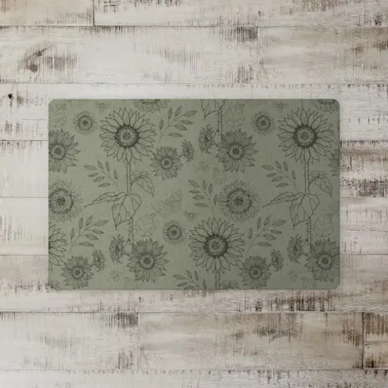 Sunflower Icons Floor Mat Green {3}