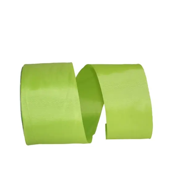 The Ribbon Roll 3" x 50yd. Grosgrain Allure Solid Ribbon Apple Green {1}
