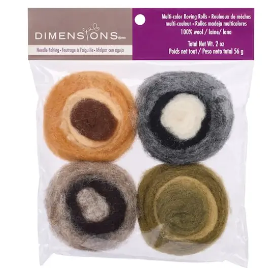 Dimensions&reg; Earth Tone Roving Rolls {4}