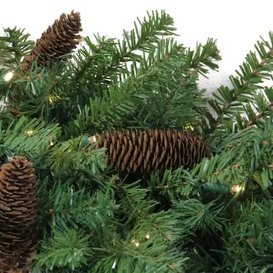 5ft. LED Dakota Red Pine Commercial Artificial Christmas Wreath {3}