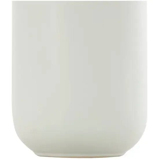 CosmoLiving by Cosmopolitan 14" White with Gold Melting Drips Ceramic Vase {6}