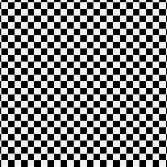 Fabric Editions Black Tile Check Cotton Fabric {1}