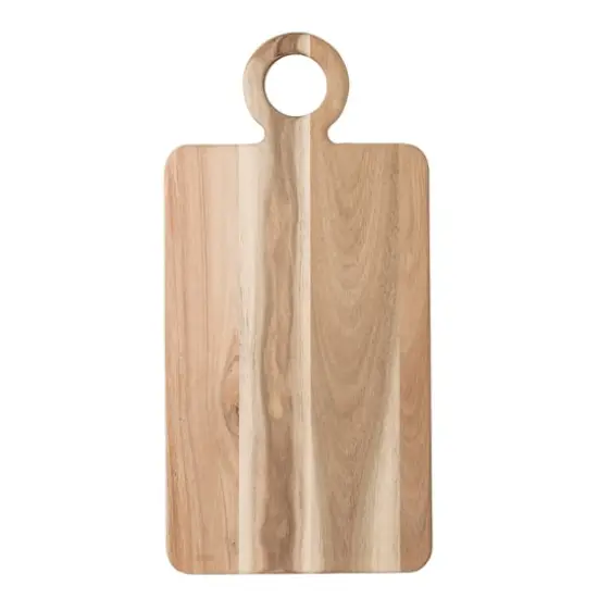 Hello Honey&reg; Rectangle Acacia Wood Cutting Board Tray {1}