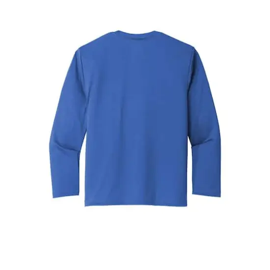 Port & Company® Youth Long Sleeve Performance T-Shirt Royal {4}