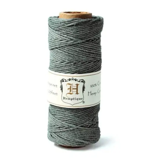 Hemptique&reg; Hemp Cord Spool, 20lb. Gray {1}