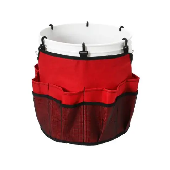 Household Essentials 19" Bucket Caddy with Trim Black {2}