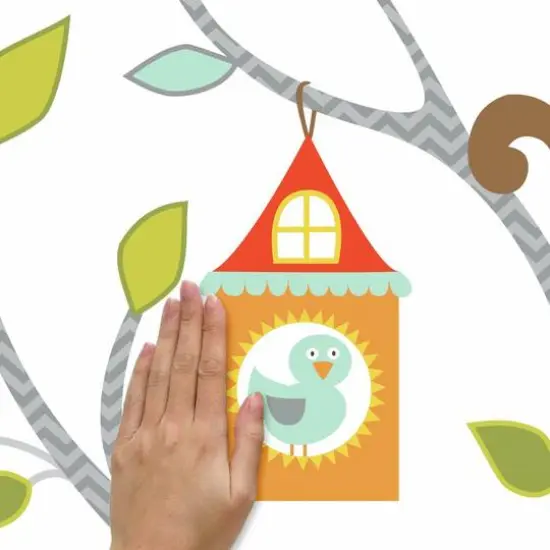 RoomMates Woodland Fox & Friends Tree Peel & Stick Wall Decals {6}