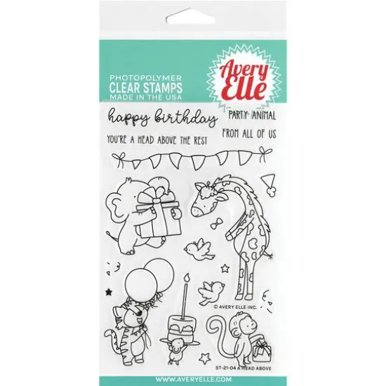 Avery Elle A Head Above Clear Stamps {1}