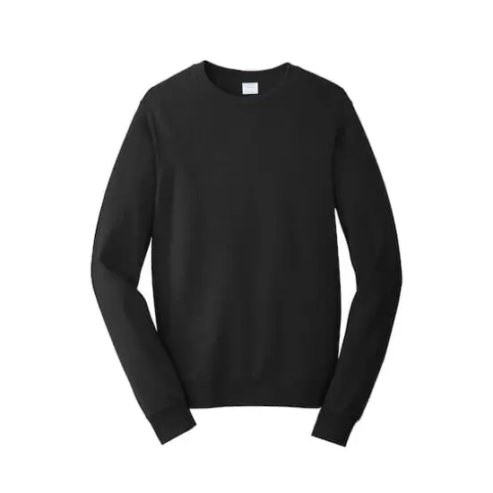 Port & Company&reg; Fan Favorite&trade; Fleece Crewneck Sweatshirt Jet Black {1}