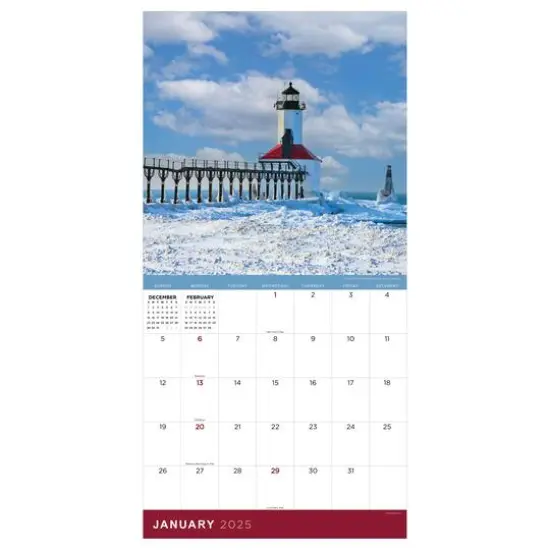 TF Publishing 2025 Indiana Wall Calendar {6}