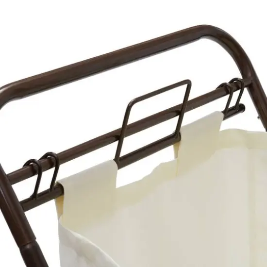 Household Essentials Rolling Laundry Hamper {8}