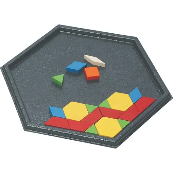 Learning Advantage&trade; Pattern Block Tray Set {3}