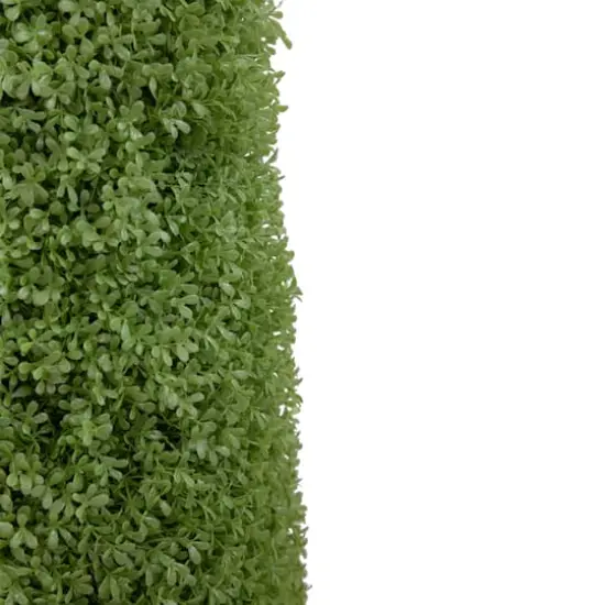 5ft. Unlit Artificial Boxwood Cone Topiary Tree with Round Pot {4}