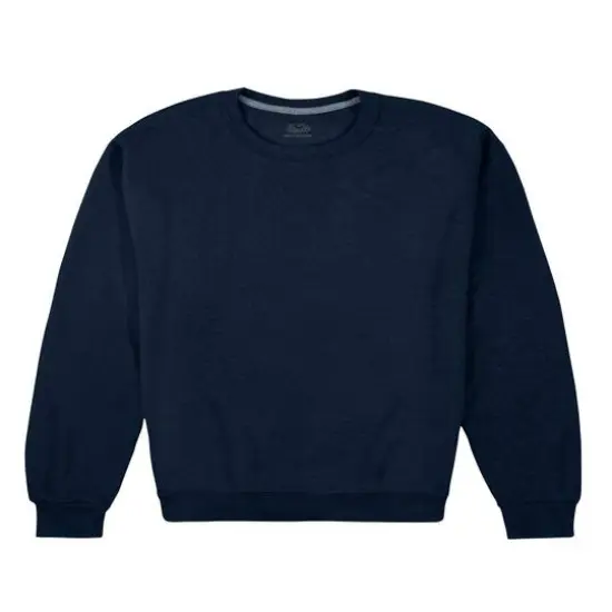 Fruit of the Loom Eversoft Fleece Crew SweatshirtNavy {1}