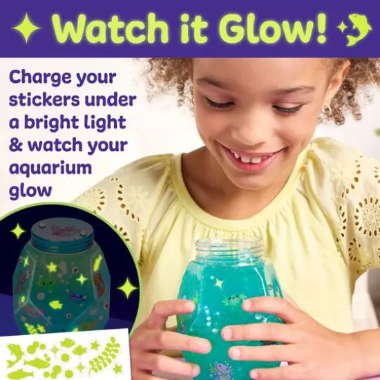Creativity for Kids® Glowing Axolotl Aquarium {8}