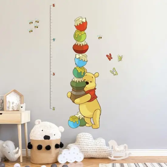 RoomMates Winnie the Pooh Peel & Stick Inches Growth Chart {3}