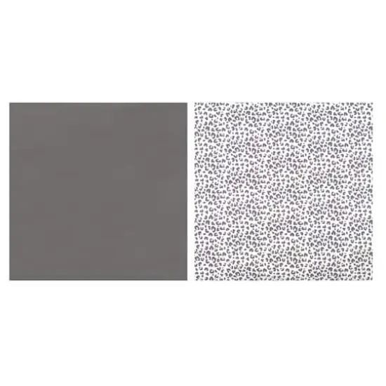 12" x 12" Snow Leopard & Black Sublimation Sheets by Make Market&reg; {3}