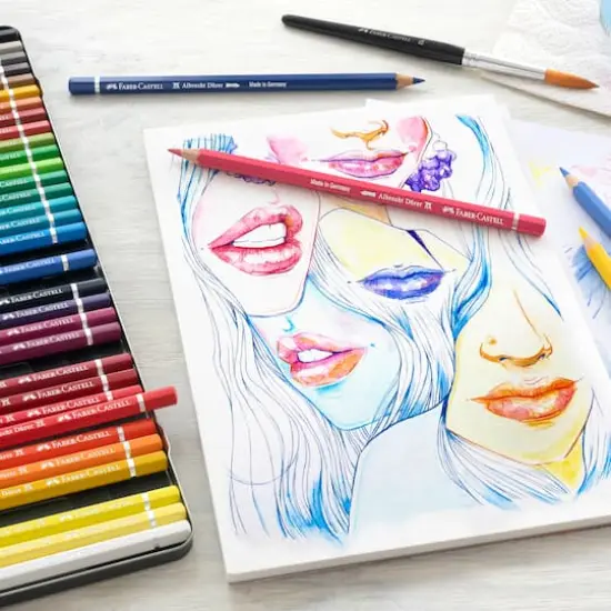 Faber-Castell Albrecht Durer 36 Color Watercolor Pencil Set {5}