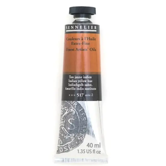 Sennelier Artists' Oil Color, 40mL 517 Indian Yellow Hue S2 {1}