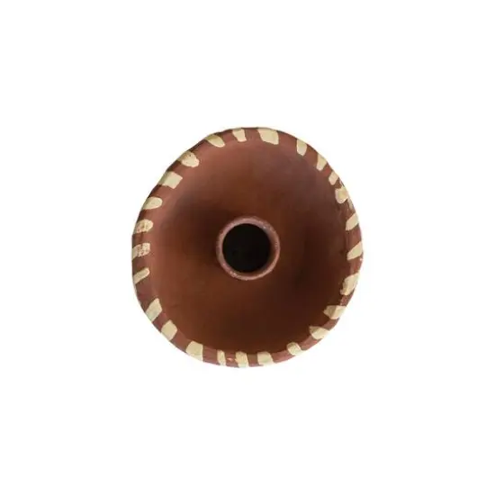 Hello Honey&reg; 5" Round Decorative Hand-Painted Paper Mache Taper Holder {11}