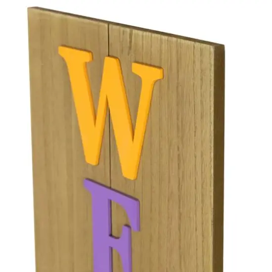 3.25ft. Welcome Wooden Easter Bunny Porch Board Sign {6}