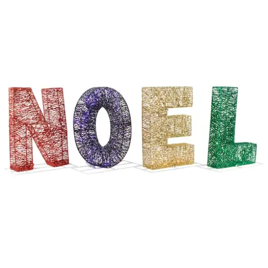 4ft. LED Multicolor Lighted Noel Outdoor Christmas Decoration {6}