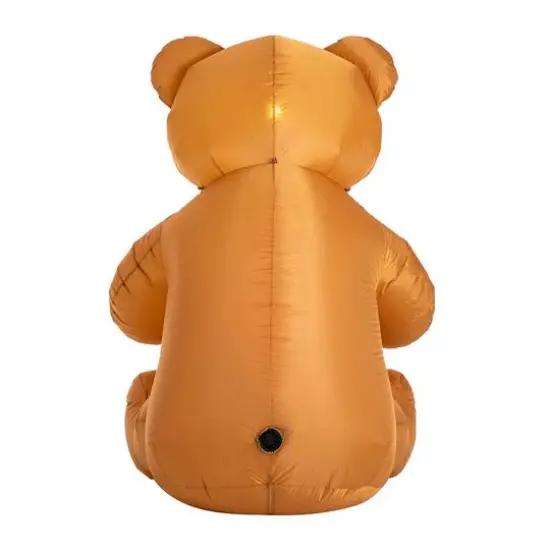 Glitzhome&reg; 6ft. Lighted Valentine's Inflatable Bear with Heart D&eacute;cor {6}