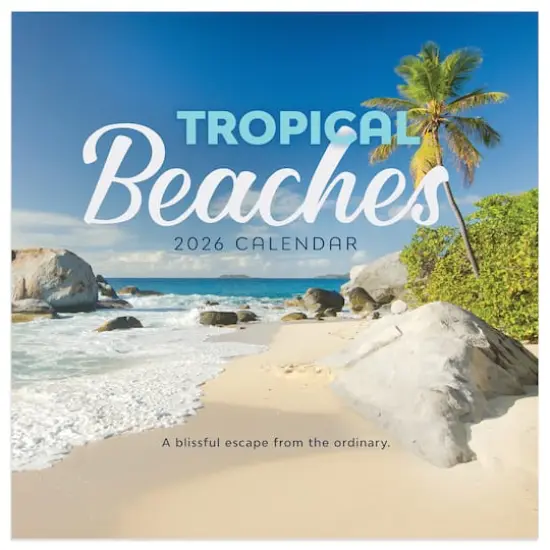 2026 Tropical Beaches Mini Calendar {1}