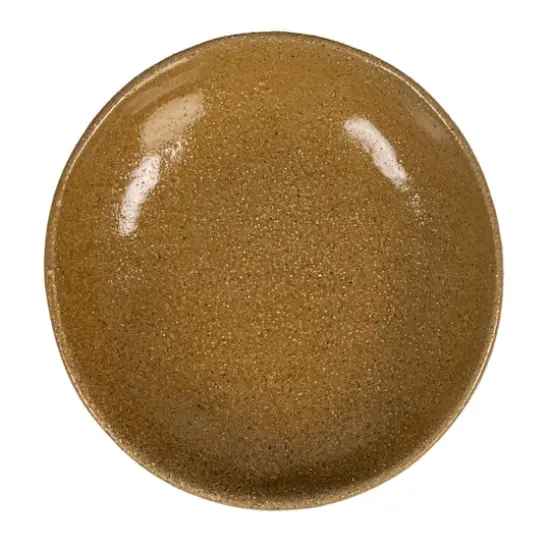 Hello Honey® 8" Taupe Stoneware Footed Pedestal Bowl with Handles {4}