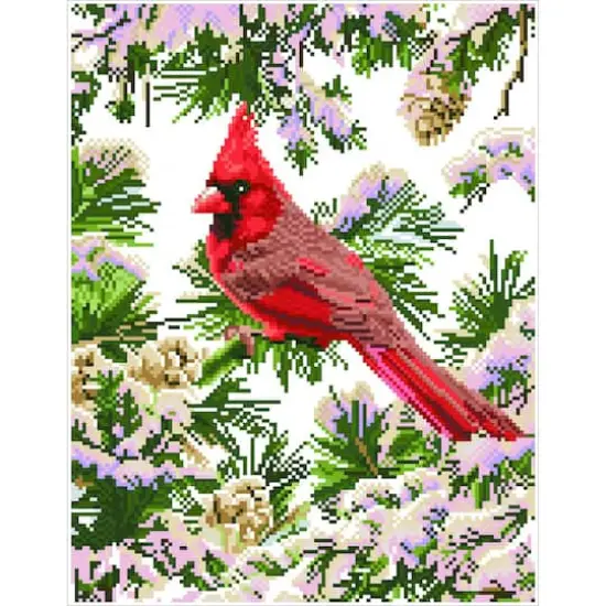 Diamond Dotz&reg; Good Fortune Cardinal Diamond Painting Kit {3}