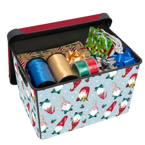 Simplify Holiday Gnome Sweet Gnome Storage Tote {4}